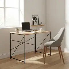 22 GRADOS DECORACION - Escritorio Helen 100cm x 60cm Formica y metal