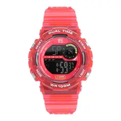 YESS - Reloj Digital Rojo Para Dama YP-19801-05