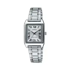 CASIO - Reloj Clasico LTP-V007D-7B Blanco Elegante Minimalista Mujer