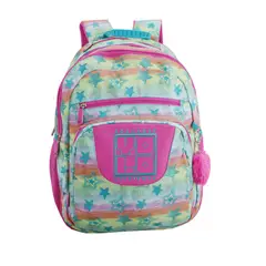 YOLO - Morral Escolar para Mujer Color Verde Multicolor