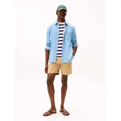 TOMMY HILFIGER - Sandalias rojo con tiras de tejido trenzado