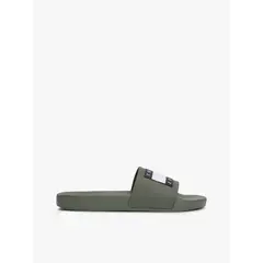 TOMMY HILFIGER - Sandalias gris con parche Essential