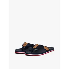 TOMMY HILFIGER - Sandalias azul con logo engomado