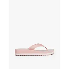 TOMMY HILFIGER - Sandalias rosa con cuña suela dentada