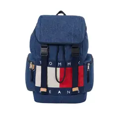 TOMMY HILFIGER - Morral azul de tejido denim