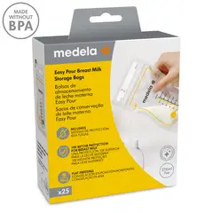 MEDELA - Bolsas de almacenamiento para leche materna caja X 25 Easy Pour