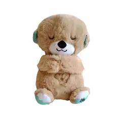 GENERICO - Peluche Nutria Respira y calma ansiedad con luz y sonido