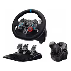 LOGITECH - Combo Timón G29 + Palanca de cambios para PS3 PS4 y PC
