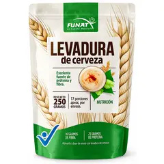 FUNAT - ALIMENTO PARA PREPARAR BEBIDA LEVADURA VITAMINAS Y MINERALES X 250G