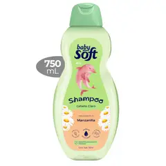 BABY SOFT - Shampoo cabello claro Manzanilla Frasco X 750 Ml
