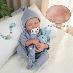 GENERICO - Bebe Realista Levy Total Vinilo Siliconado + Accesorios
