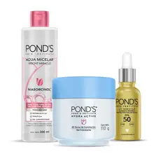 PONDS - Kit TODO EN 1 Limpieza Hidratación y Protección