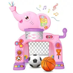 GENERICO - Canasta Elefante De Baloncesto Con Portería 2En1 Infantil FullGan