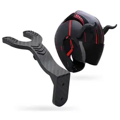 INNOVA - Soporte De Pared Para Casco Moto Y Llaves Gancho Resistente Abs Antideslizante