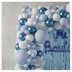 INFANTILES CAJUROMIX - Bouquet De Mi Bautizo 72 Piezas - Azul