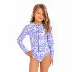 1AMIGO - Trajes de baño Enterizos con Cierre Delantero Para Niñas