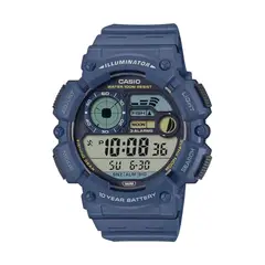CASIO - Reloj Deportivo WS-1500H-2A Digital Azul Para Hombres