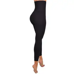 RITCHI - Leggins Faja para mujer Control talle alto pretina ancha textura lisa