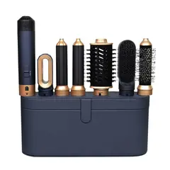 GENERICO - Cepillo Secador 6 En1 Secado Moldeado Rizos Volumen +estuche