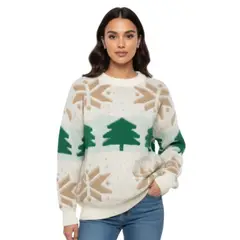 MOLGOA - Suéter Saco Navidad - The Noel