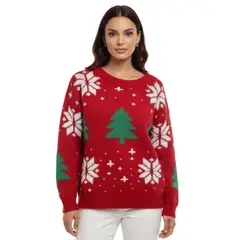 MOLGOA - Suéter Saco Navidad - The Noel