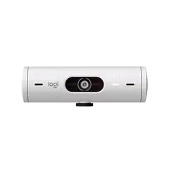 LOGITECH - Cámara Web Brio 500 Blanca Full HD con Micrófono Integrado