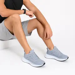 URBOTS - Zapatillas Deportivas Ultralivianas X con Suela Antifatiga ProMax Gris