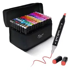 ZHOPI CO - Marcadores Doble Punta X 120 Plumones Punta Pincel.