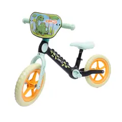 ZOOM SPORT - Bicicleta Sin Pedales Dino Verde - Balance Bike