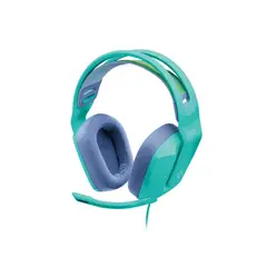 LOGITECH - Diadema G335 Menta - Auriculares Cómodos