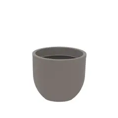 TRAMONTINA - Maceta Laos en Polietileno Concreto 28 cm