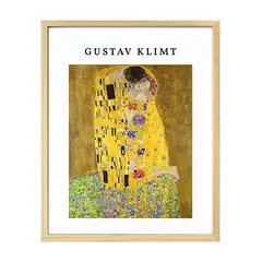 GENERICO - Cuadro El Beso Gustav Klimt 33 x 43 cm