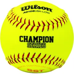 WILSON - Pelota de Béisbol sintética-Wilson A9106 12 Serie ASA Dozen