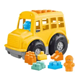 JUGANDO Y EDUCANDO - Juego Bus Escolar Grande Resistente De Empuje Para Niños