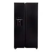 HACEB - Nevecón 621 Litros con Fabricador y Dispensador de Agua Automático Negro