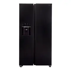 HACEB - Nevecón 621 litros con fabricador y dispensador de agua automático negro