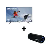 CHALLENGER - Televisor 43 pulgadas + Parlante 10W + SC10 - LED 43KG90 BT T2 GOOGLETV -