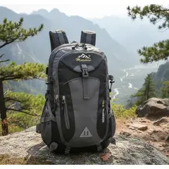 GENERAL - MORRAL ULTRA RESISTENTE IMPERMEABLE PARA DEPORTISTAS VIAJES O CAMPING COLOR NEGRO