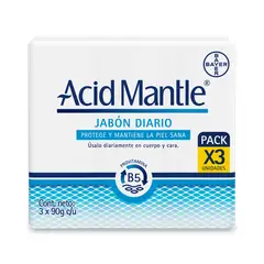 ACID MANTLE - Tripack Jabon x90gr