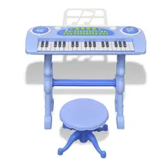 GENERICO - Teclado Musical Infantil Con Silla Para Niños