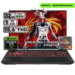 ASUS - TUF GAMING A16 RYZEN 7 32GB 1TB RTX 4050 16″ FHD+ 144HZ W11