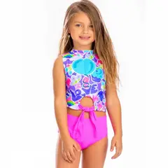 1AMIGO - Trajes de baño Dos Piezas con Filtro UV Para Niñas