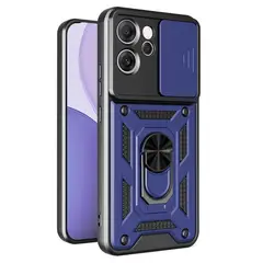 GENERICO - Funda Case Protector Cámara Slider Compatible Oppo Reno 14F 5G Azul