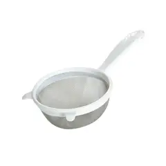 NOVEDADES PLASTICAS - Colador de Acero Inoxidable 14 cm Colores surtidos