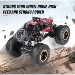 GENERICO - Carro Control Remoto Todoterreno Rc 4x4 Vehículo De Escalada Rojo
