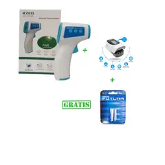 KZED - Oximetro Digital + Termómetro Infarrojo Sin Co + Accesorios