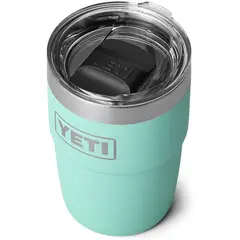YETI - Vaso apilable de acero inoxidable 8 oz con tapa MagSlider