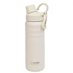 BUFFER FLASK - Termo Botella Termica Buffer 700ml Acero Inox Tapa Rosca - Beige