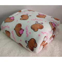 SIRENITAS - Cobija térmica 2.40x2m Cama Doble o 2 plazas Blanco Capibara