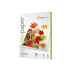 XTREME - Papel Fotográfico Acabado Brillante Klip Kpg-120 Blan Blanco
